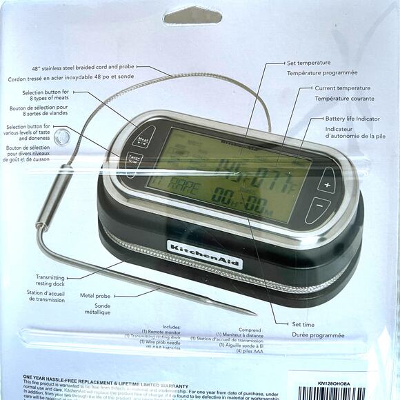 KitchenAid Wireless Remote Timer and Thermometer 200 ft - Picture 5 of 5